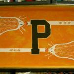 handpainted "university" with  epoxy finish $125