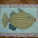 funky fish, seaweed border