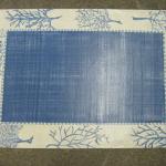 blue seaweed, faux linen